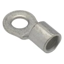 RS PRO Solistrand Uninsulated Crimp Ring Terminal M8 Stud Size 4 AWG 170°C 33470