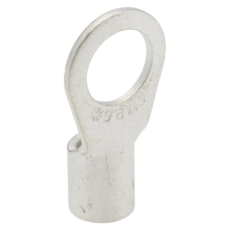 TE Connectivity Solistrand Uninsulated Crimp Ring Terminal M10 Stud Size 6 AWG 31.6mm Length 170°C 160032