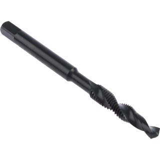 Dormer Combination Threading Tap, M5 Metric Standard, 5mm Shank Diameter, 0.8mm Pitch, 69mm Overall Length, ISO E650M5