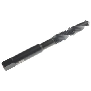 Dormer Machine Threading Tap M10 Thread Size Metric Standard High-Speed Steel, Right Hand Thread Direction E650M10