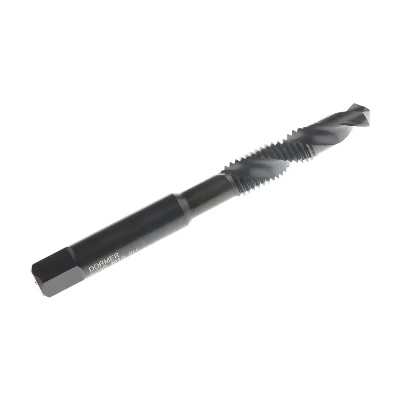 Dormer Machine Threading Tap M10 Thread Size Metric Standard High-Speed Steel, Right Hand Thread Direction E650M10