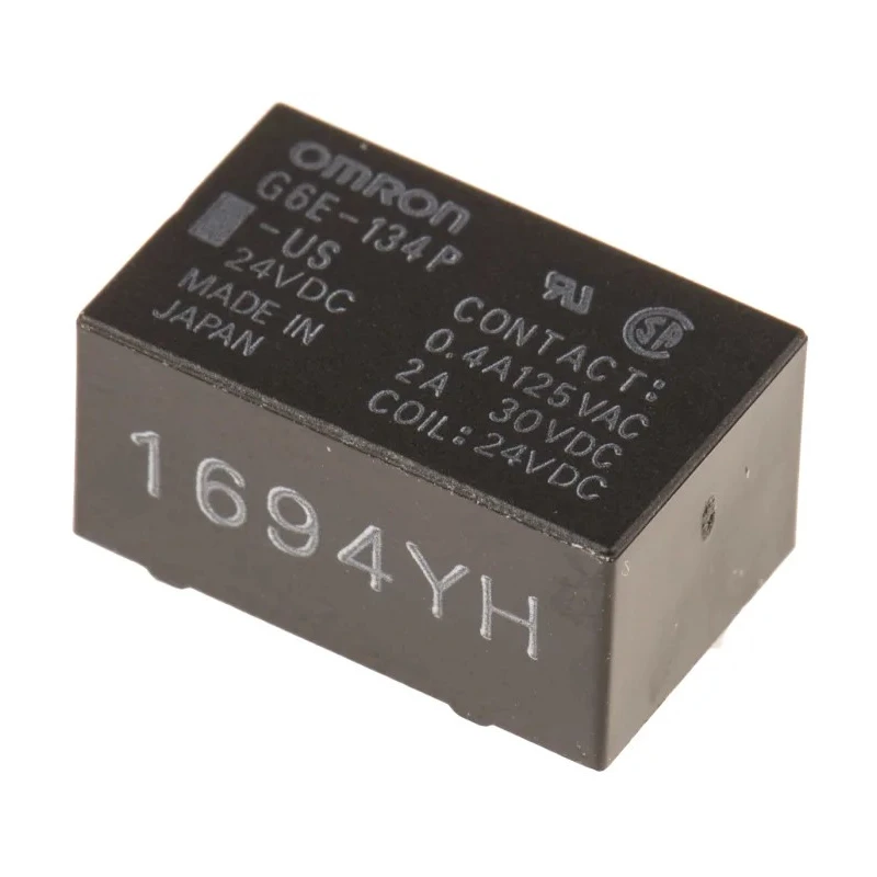 Omron PCB Power Relay 24V DC Coil 3A Switching Current SPDT G6E-134P-US DC24