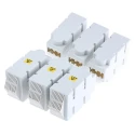 Kraus & Naimer 3-Pole Panel Mount Isolator Switch, IP65 Rated, 250A Switching Current, 5.5W Switching KG251.T203/GBA008.E