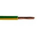 Prysmian 6491X Series Green Yellow Hook Up Wire, 7/1.35 mm Core Strands, 100 m Length, Polyvinyl Chloride Jacket 20147721