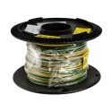 Prysmian 6491X Series Green Yellow Hook Up Wire, 7/1.35 mm Core Strands, 100 m Length, Polyvinyl Chloride Jacket 20147721