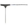 Jumo RTD Sensor Stainless Steel Probe 4.5 mm Dia, 100 mm Length, 3 Wire, Cable Termination, 4000 mm Cable Length, Max PT100