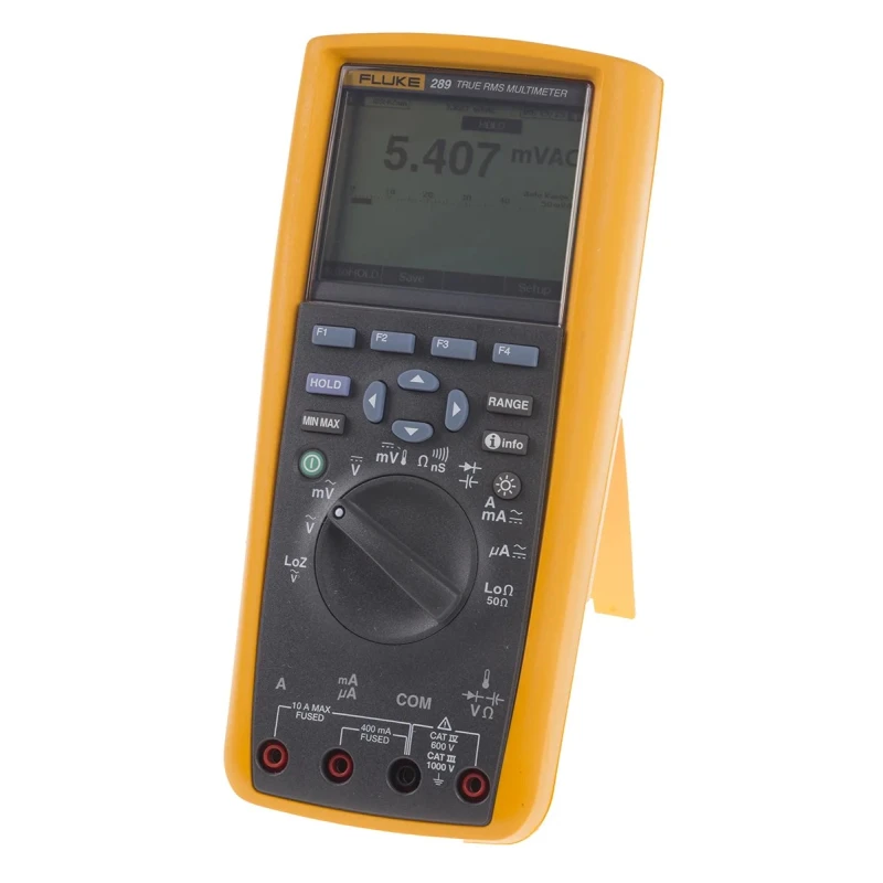 Fluke Multimeter Combo Kit Advanced Data Logging, Thermocouple Probe, Alligator Clips FLUKE 289/FVF