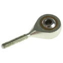 RS PRO M2 x 0.4 Male Steel Rod End Metric, 2mm Bore 382-245