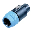 Neutrik NL8FC Straight Cable Loudspeaker Connector 8 Way Female 30A Solder 250V SpeakON NL8FC