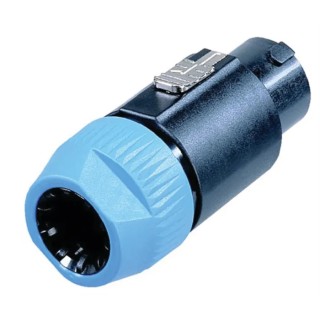 Neutrik NL8FC Straight Cable Loudspeaker Connector 8 Way Female 30A Solder 250V SpeakON NL8FC