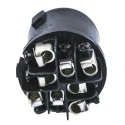Neutrik NL8FC Straight Cable Loudspeaker Connector 8 Way Female 30A Solder 250V SpeakON NL8FC