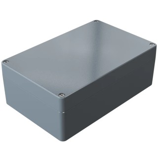 Rose Aluminium Standard Series Grey Grey Lid Die Cast Aluminium Enclosure IP66 IK09 280x180x280 mm 01182810