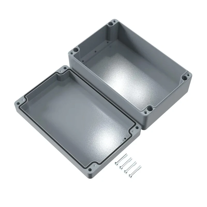 Rose Aluminium Standard Series Grey Grey Lid Die Cast Aluminium Enclosure IP66 IK09 280x180x280 mm 01182810