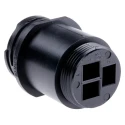 TE Connectivity Circular Connector Standard Size, 3 Contacts, Male Socket, 600V, 34A, Nylon Housing, CPC Series 206207-1