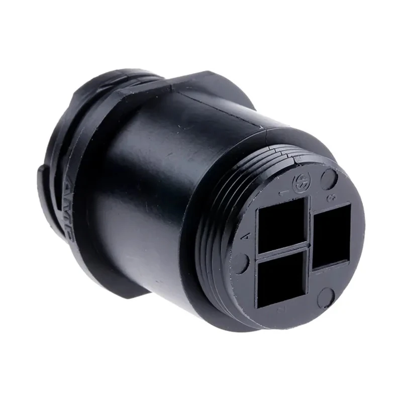 TE Connectivity Circular Connector Standard Size, 3 Contacts, Male Socket, 600V, 34A, Nylon Housing, CPC Series 206207-1