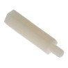 RS PRO M4 Standoff Male/Female, 25 mm Body Length, 6 mm Stud Length, Polyamide 66, Hex Shape 7 mm Hex Size 382-951
