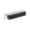 ITT Cannon DIKD 1.5-PV BU 50 Way Straight Cable D-Sub Connector with Clinch Nut and Float Male 110980-0022