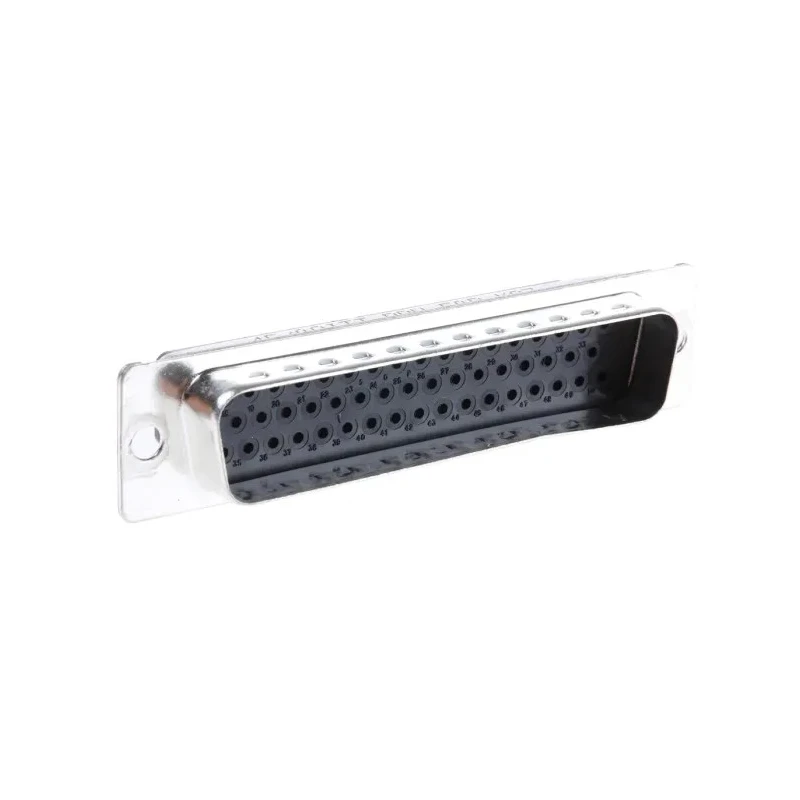 ITT Cannon DIKD 1.5-PV BU 50 Way Straight Cable D-Sub Connector with Clinch Nut and Float Male 110980-0022