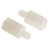 RS PRO M4 Threaded Standoff, 10 mm Body Length, 6 mm Stud Length, Polyamide 66 Hex Shape 7 mm Across Flats 382-955
