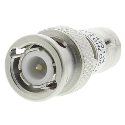 Radiall 50Ω BNC Plug to BNC Socket RF Attenuator 20 dB, Straight Orientation, Operating 2-3 GHz, R412420124