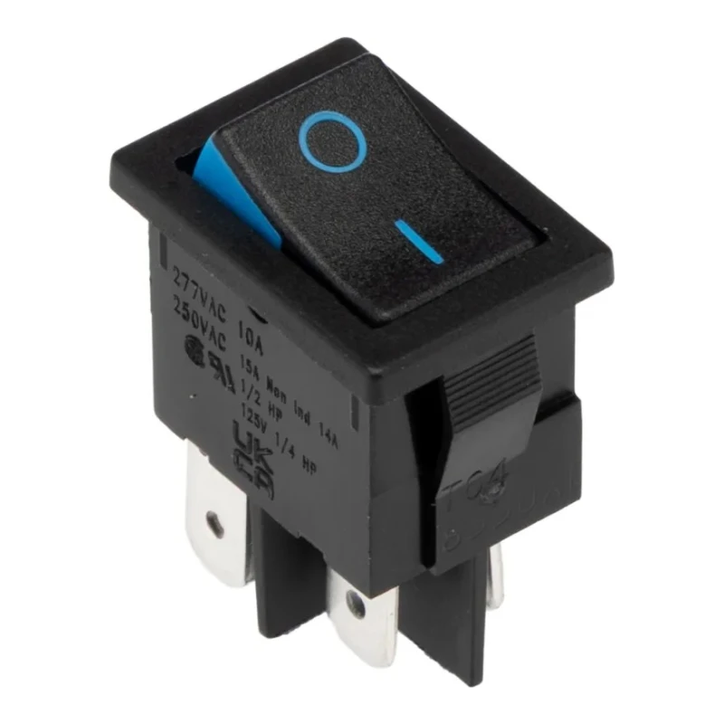 Arcolectric (Bulgin) Ltd DPST On-Off On-Off Rocker Switch Panel Aluminium Housing IP66 Rated H8550XBAAD