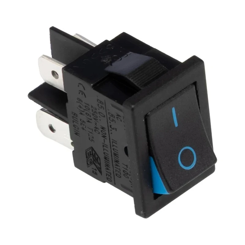 Arcolectric (Bulgin) Ltd DPST On-Off On-Off Rocker Switch Panel Aluminium Housing IP66 Rated H8550XBAAD