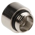 Lapp Nickel Plated Brass Conduit Fitting PG9 to PG11, Nitrile Butadiene Rubber Seal 53102011+52004000