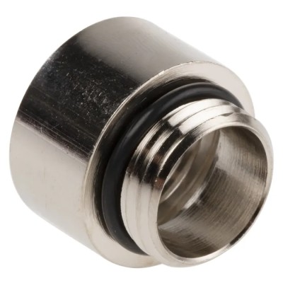 Lapp Nickel Plated Brass Conduit Fitting PG9 to PG11, Nitrile Butadiene Rubber Seal 53102011+52004000