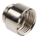 Lapp Nickel Plated Brass Conduit Fitting PG9 to PG11, Nitrile Butadiene Rubber Seal 53102011+52004000