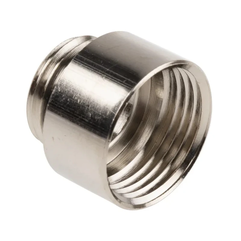 Lapp Nickel Plated Brass Conduit Fitting PG9 to PG11, Nitrile Butadiene Rubber Seal 53102011+52004000
