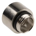 Lapp Nickel Plated Brass Conduit Fitting PG7 to PG9 with Nitrile Butadiene Rubber Seal 53001010+52003990