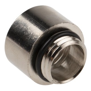 Lapp Nickel Plated Brass Conduit Fitting PG7 to PG9 with Nitrile Butadiene Rubber Seal 53001010+52003990