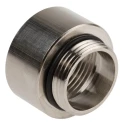 Lapp Conduit Nickel Plated Brass Fitting PG16 to PG21 Thread Nitrile Butadiene Rubber Seal PG16