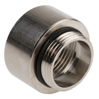 Lapp Conduit Nickel Plated Brass Fitting PG16 to PG21 Thread Nitrile Butadiene Rubber Seal PG16