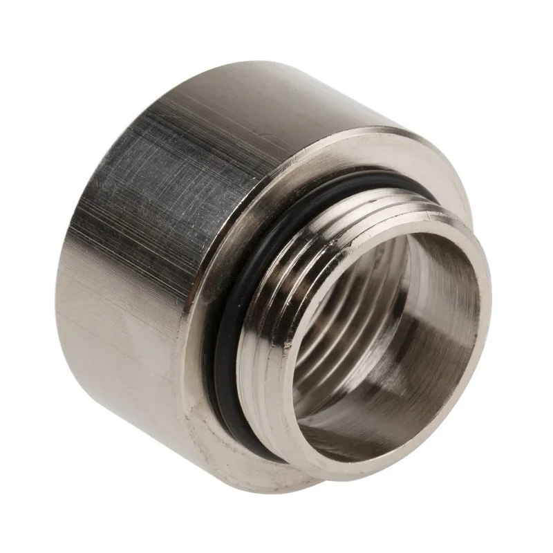 Lapp Conduit Nickel Plated Brass Fitting PG16 to PG21 Thread Nitrile Butadiene Rubber Seal PG16