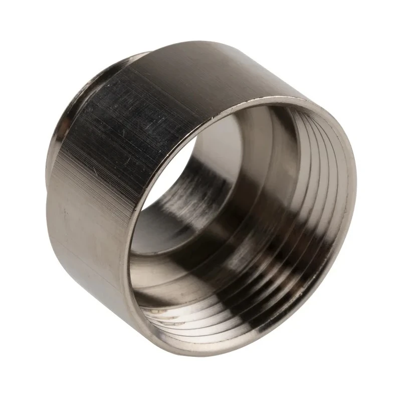 Lapp Conduit Nickel Plated Brass Fitting PG16 to PG21 Thread Nitrile Butadiene Rubber Seal PG16