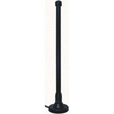 Mobilemark External Rod WiFi Antenna, 2.4GHz, 5dBi Gain, Magnetic Mount, SMA Male Connector, 3m Cable ECOM5-2400-3C-BLK-120