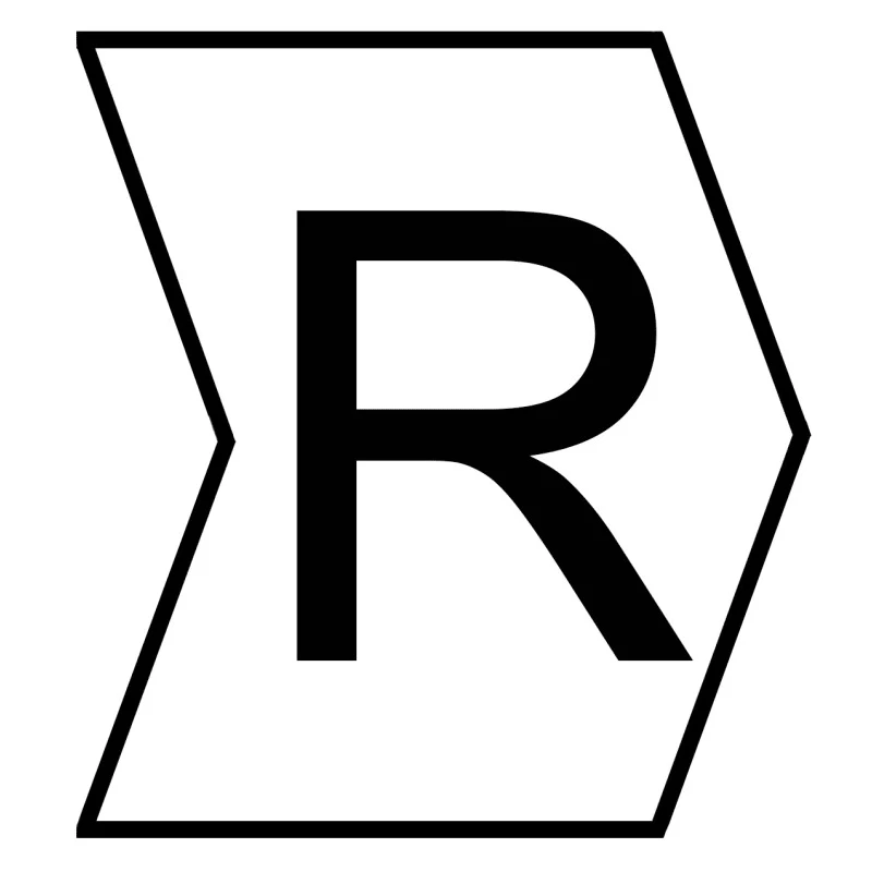 HellermannTyton Helagrip Slide-On Pre-Printed Cable Marker Black Legend "R" 3 mm Cable White Material PVC 901-10277