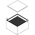 Weller H13 Filter Cartridge And 10 Pre-Filters ESD Safe Solder Fume Extractor Accessory for Zero Smog 2/EL/TL, WFE2ES 