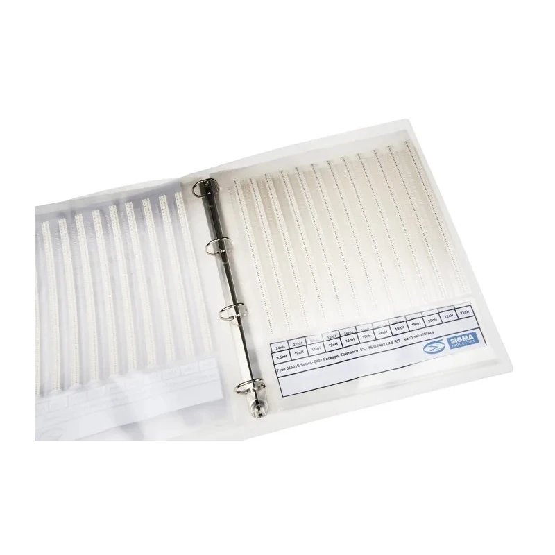 TE Connectivity High Frequency SMD Chip Inductor Kit, 2150 Pieces, 1nH to 120μH, -40°C to 125°C 3650 0402 LAB KIT