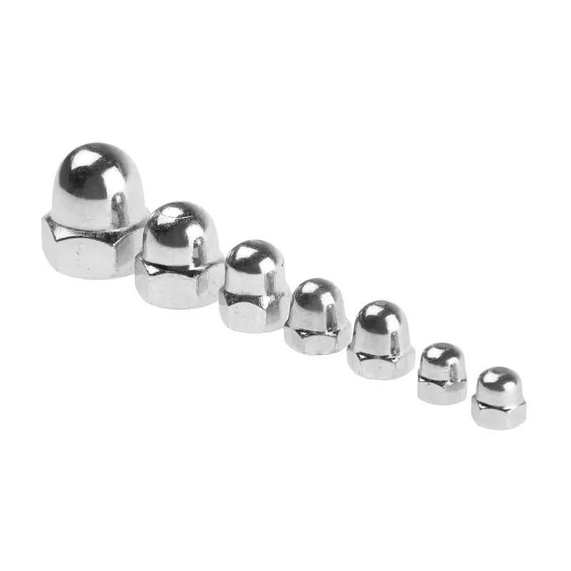 RS PRO Stainless Steel Dome Nuts Box, 315 Pieces 282-8894
