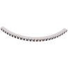 HellermannTyton Helagrip Slide-On Cable Marker, Black Legend "W", White Marker Colour, 1 mm to 3 mm Cable 901-10282