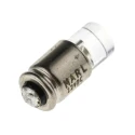 Marl White Indicator Lamp Single Chip 12V DC Midget Groove Base 4.9 mm Diameter 743mcd 205-997-21-38