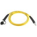 Enerpac Polyurethane Thermoplastic Hydraulic Hose Assembly 6.4 mm ID, Yellow, 3 m HC7210