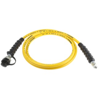 Enerpac Polyurethane Thermoplastic Hydraulic Hose Assembly 6.4 mm ID, Yellow, 3 m HC7210