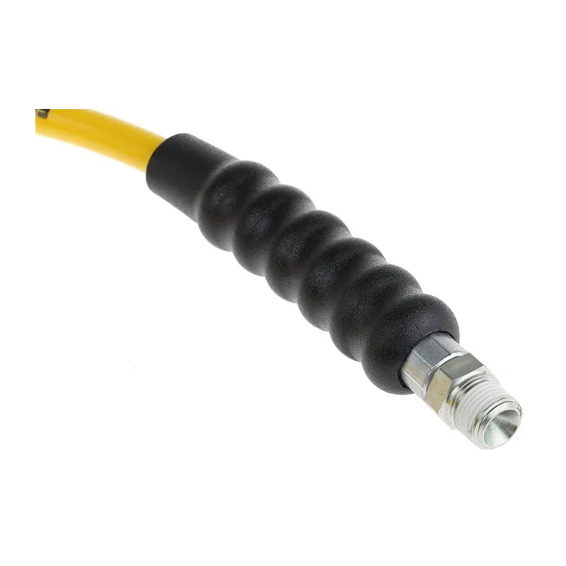 Enerpac Polyurethane Thermoplastic Hydraulic Hose Assembly 6.4 mm ID, Yellow, 3 m HC7210