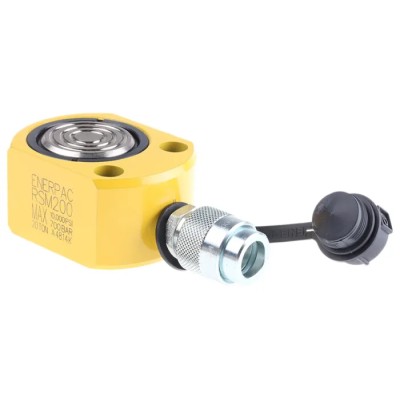 Enerpac Portable Low Height Hydraulic Cylinder Single Acting 20t Capacity 700 bar Maximum Operating Pressure RSM200