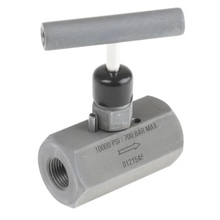 Enerpac Hydraulic Flow Control Valve In Line Mounting, NPTF Thread, 3/8 to 18 in Port Size, 700 bar Maximum Pressure, V82