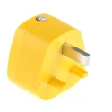 RS PRO ESD Earth Bonding Plug With 10 mm Stud 392-157, UK Plug Type, Compliant with EN 61340-5-1 Standard