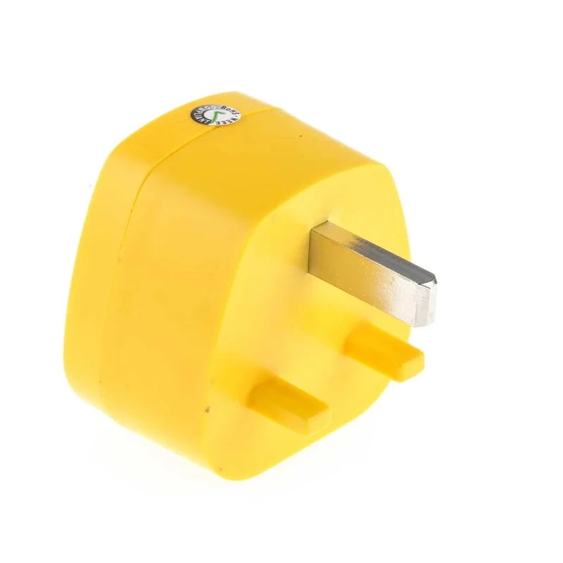 RS PRO ESD Earth Bonding Plug With 10 mm Stud 392-157, UK Plug Type, Compliant with EN 61340-5-1 Standard